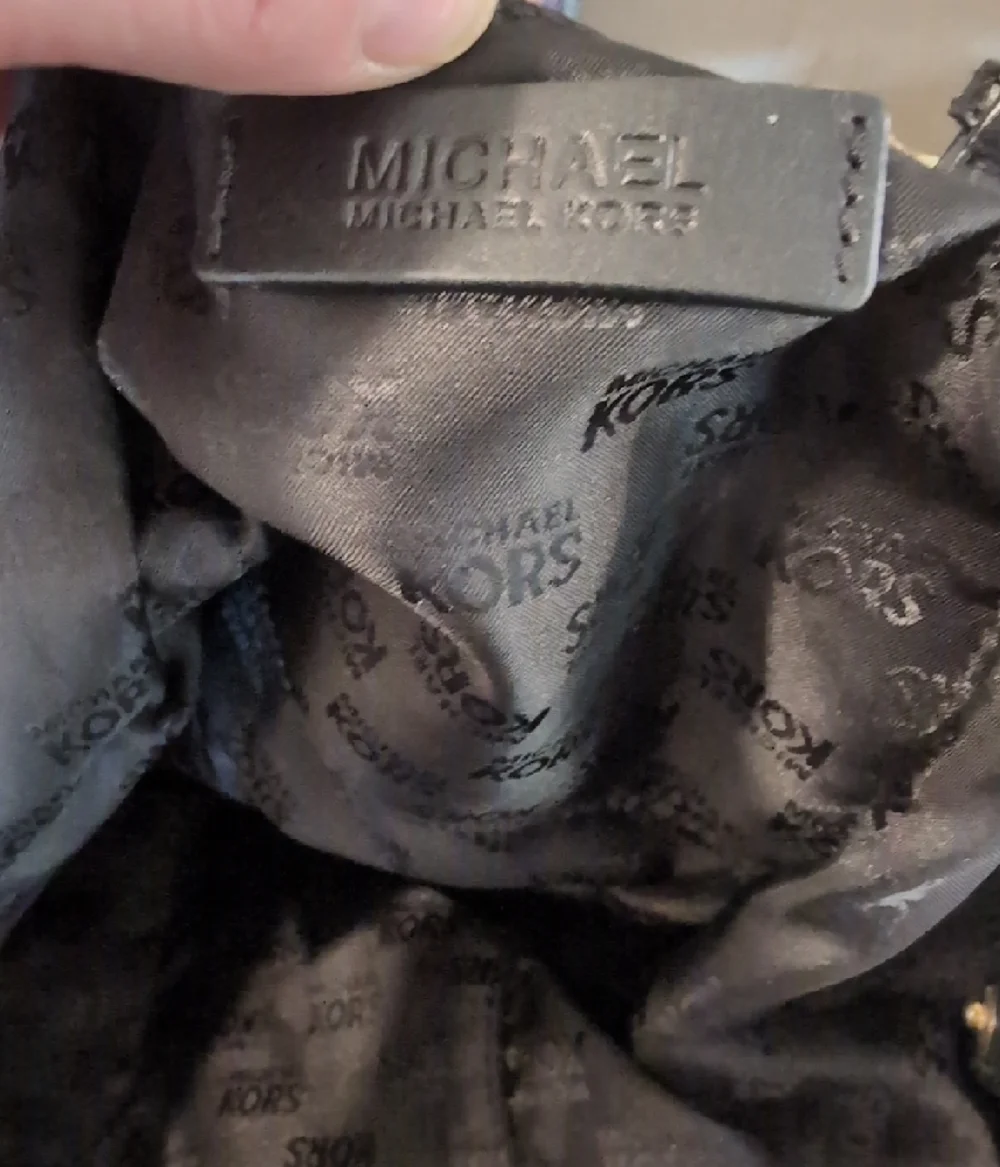 Michael Michael Kors Black MK Logo Tote Bag